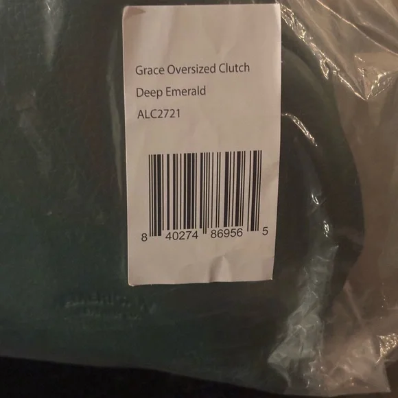 American Leather Co Grace Oversized Clutch NWT - Picture 12 of 14